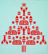 Sandy Claws quilt sewing pattern from Art East Quilting Co. 2