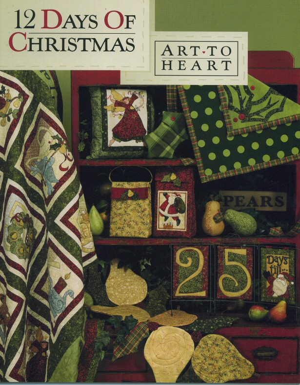 INVENTORY REDUCTION&hellip;12 Days of Christmas quilt sewing pattern book by