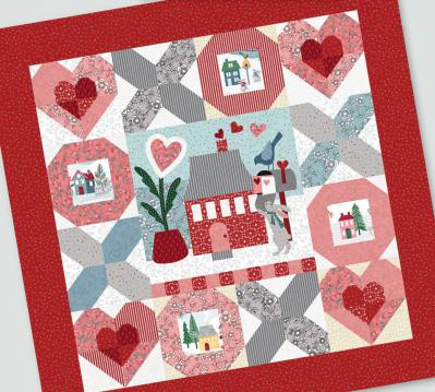 Loveland Cottage On Wander Lane Block 2 sewing pattern from Art To Heart