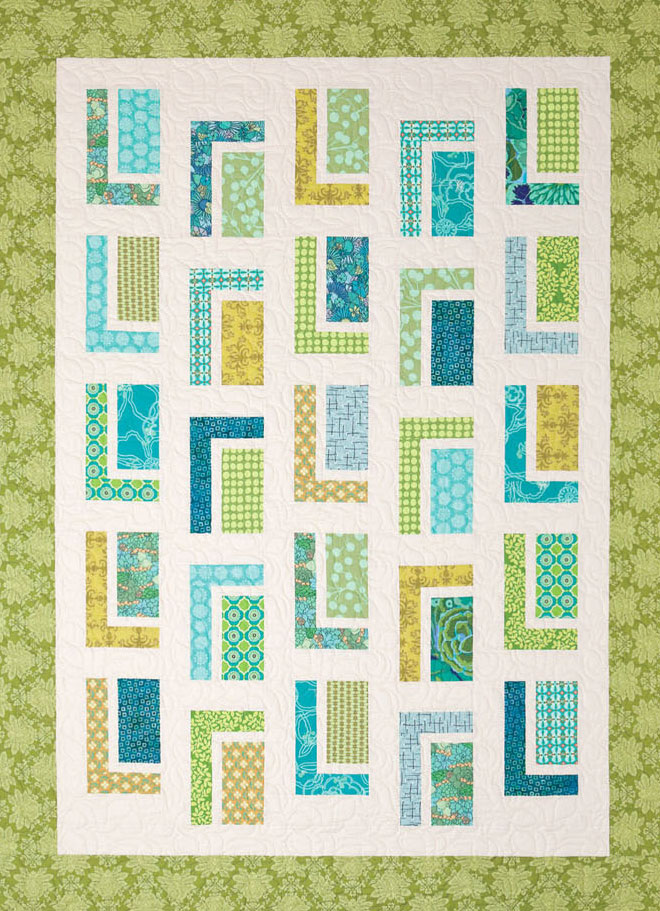 Urban Cabin quilt sewing pattern from Atkinson Designs