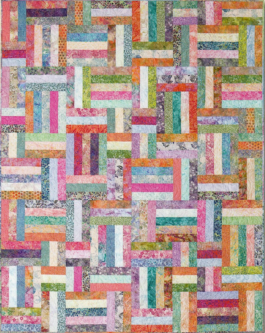 Popsicle Sticks quilt sewing pattern from Atkinson Designs