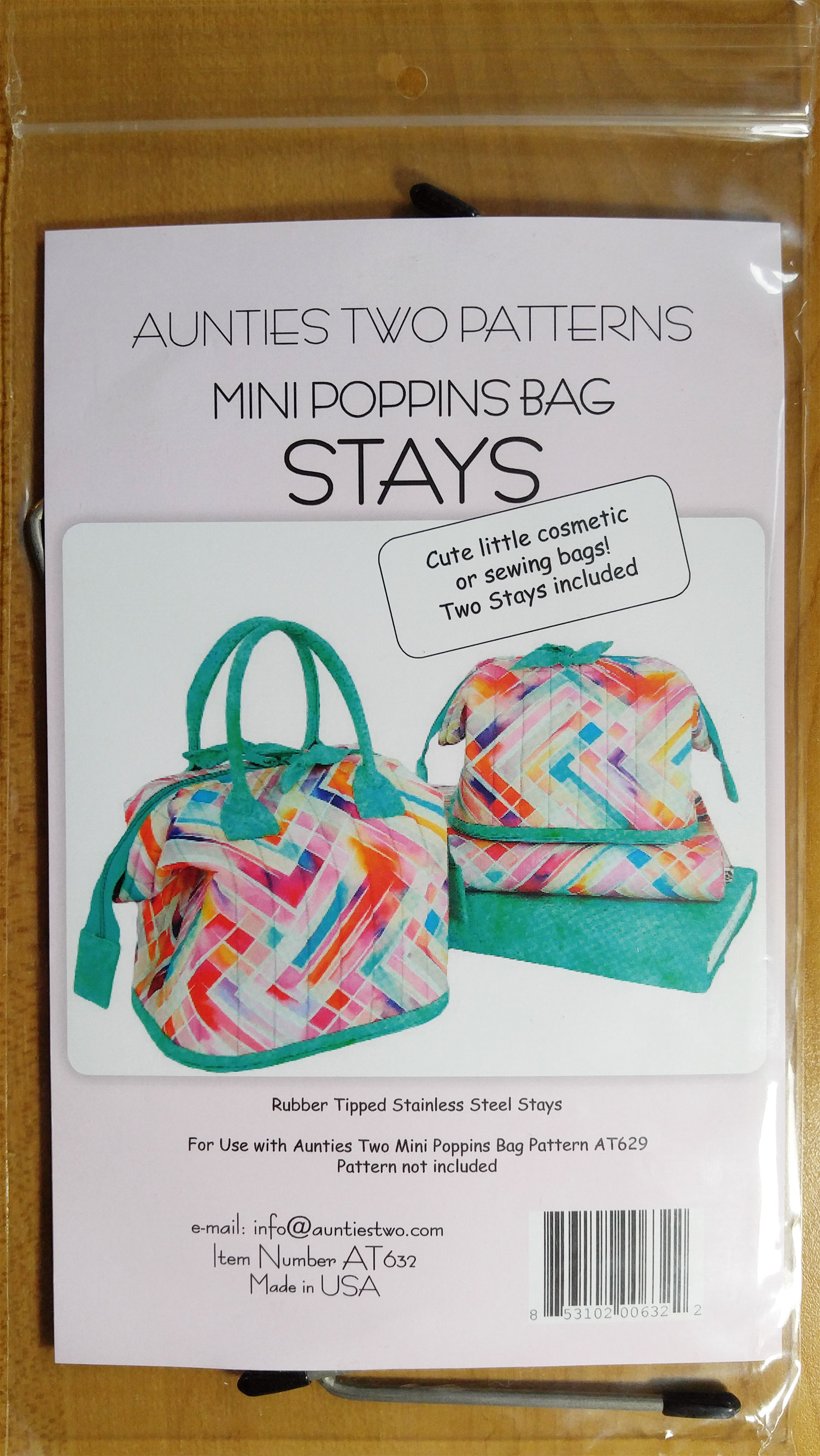 Aunties Two Patterns Poppins Bag - Lots of pockets on the inside keep ...