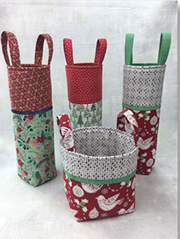 Quilted wine tote online pattern