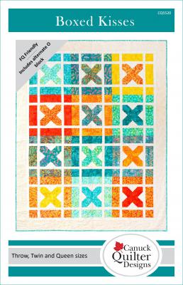 Digital - Boxed Kisses PDF quilt sewing pattern from Canuck Quilter Designs