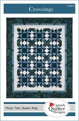 Digital - Crossings PDF quilt sewing pattern from Canuck Quilter Designs