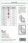 Digital - Cascade PDF quilt sewing pattern from Canuck Quilter Designs 1