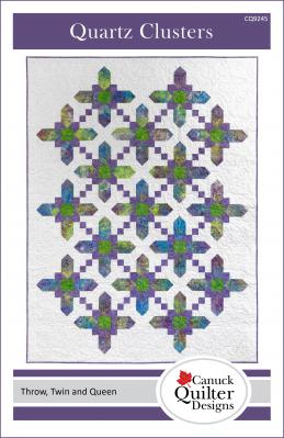 Digital - Quartz Clusters PDF sewing pattern from Canuck Quilter Designs