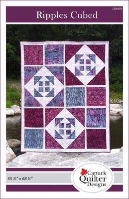 Digital - Ripples Cubed PDF sewing pattern from Canuck Quilter Designs