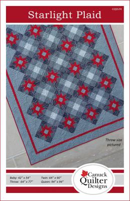 Digital - Starlight Plaid PDF sewing pattern from Canuck Quilter Designs