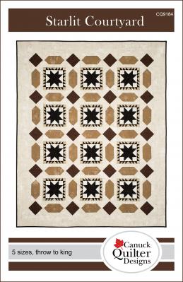 Digital - Starlit Courtyard PDF sewing pattern from Canuck Quilter Designs