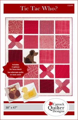 Digital - Tic Tac Who PDF sewing pattern from Canuck Quilter Designs