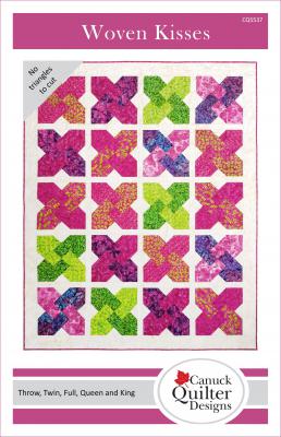 Digital - Woven Kisses PDF sewing pattern from Canuck Quilter Designs