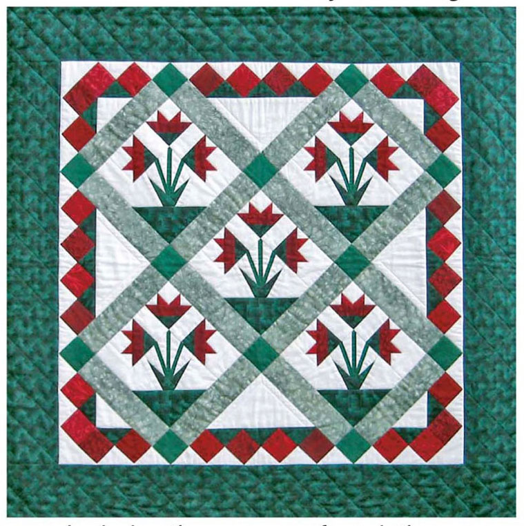 Little Bits - Carolina Lily quilt sewing pattern from Cindi Edgerton