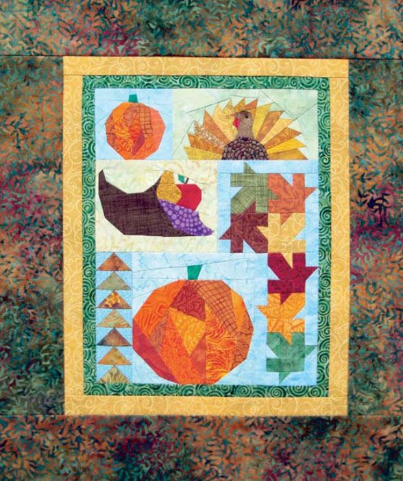 Little Bits - Shades Of Fall quilt sewing pattern from Cindi Edgerton