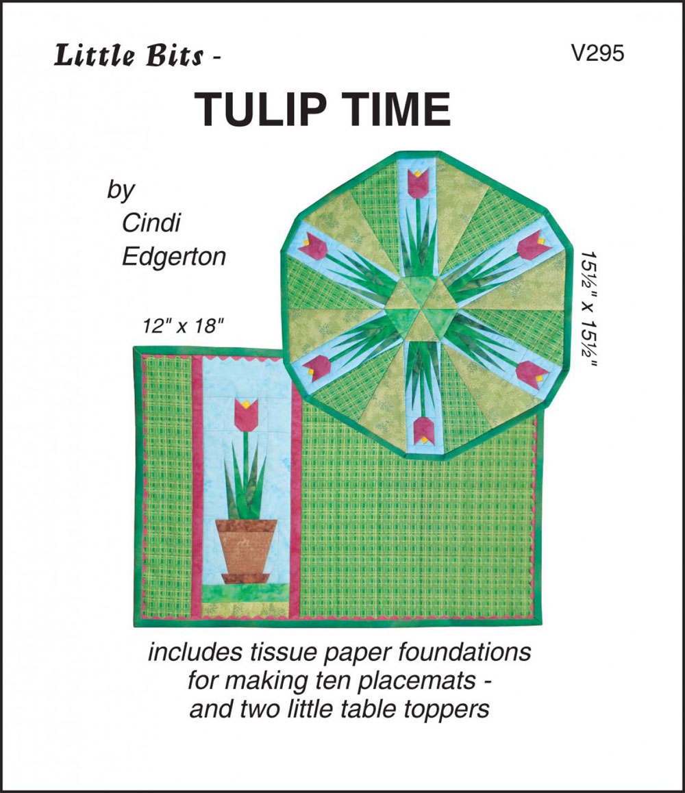 Little-Bits-Tulip-Time-quilt-sewing-pattern-Cindi-Edgerton-front image