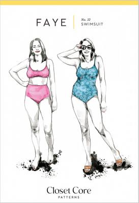 Faye Swimsuit sewing pattern from Closet Core Patterns