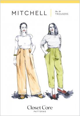 Mitchell Trousers sewing pattern from Closet Core Patterns