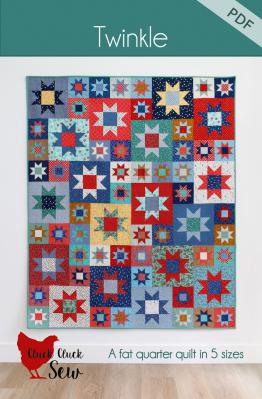 Digital - Twinkle PDF quilt sewing pattern from Cluck Cluck Sew