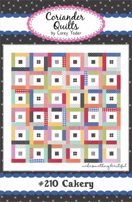 Cakery quilt sewing pattern from Corey Yoder at Coriander Quilts