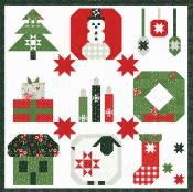 Cuddle Up Sampler quilt sewing pattern from Corey Yoder at Coriander Quilts 2