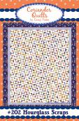 Hourglass-Scraps-quilt-sewing-pattern-Coriander-Quilts-front
