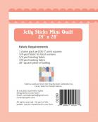 Jelly Sticks Mini quilt sewing pattern from Corey Yoder at Coriander Quilts 1