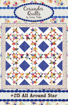 All Around Star quilt sewing pattern from Corey Yoder at Coriander Quilts