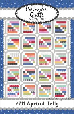 Apricot Jelly quilt sewing pattern from Corey Yoder at Coriander Quilts