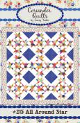 All Around Star quilt sewing pattern from Corey Yoder at Coriander Quilts