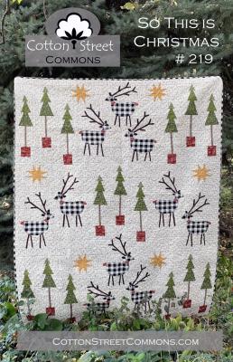 Digital - So This Is Christmas PDF quilt sewing pattern from Cotton Street Commons