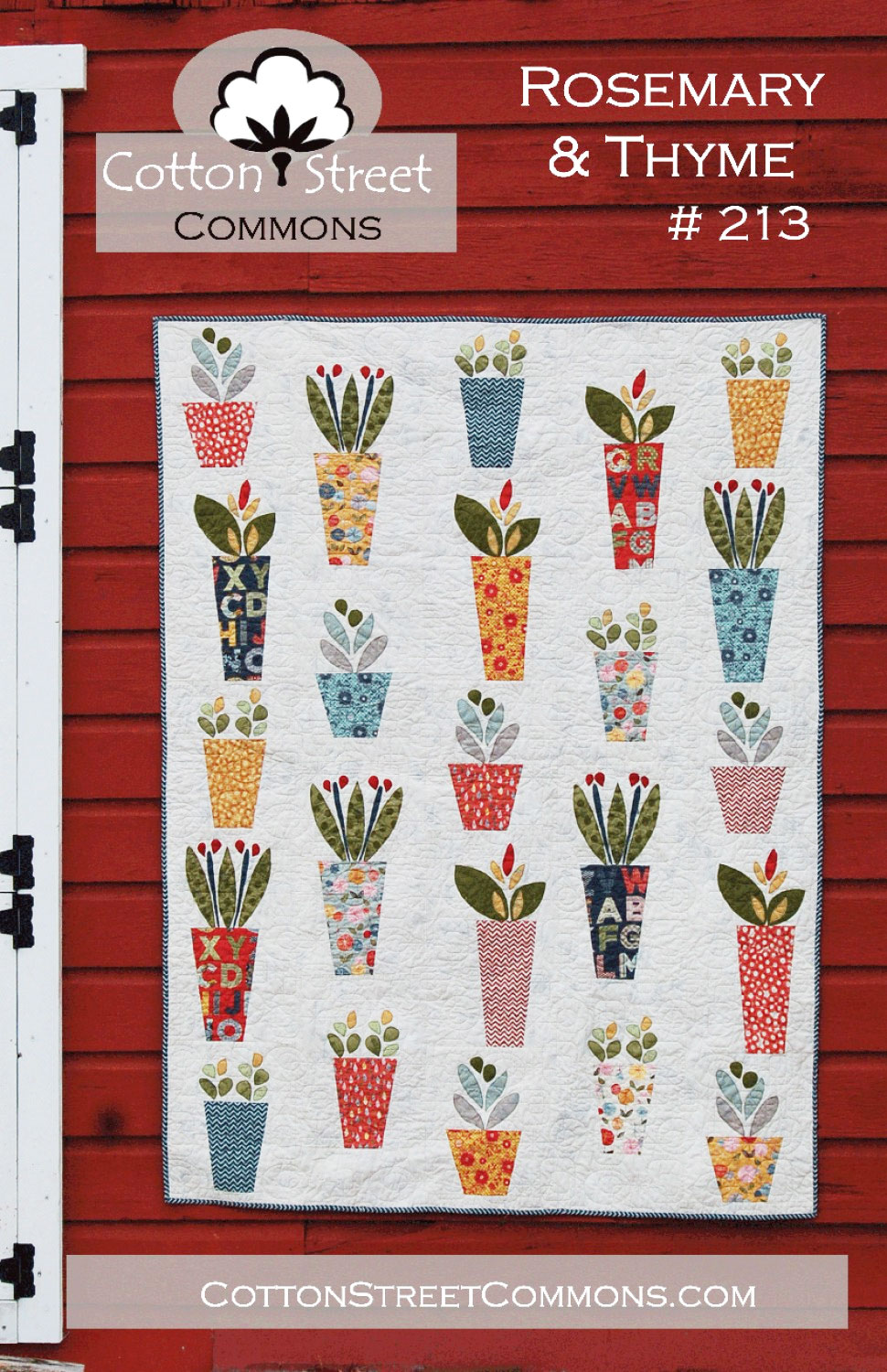 Rosemary And Thyme Quilt Sewing Pattern From Cotton Street Commons