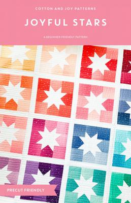 Joyful Stars quilt sewing pattern from Cotton and Joy