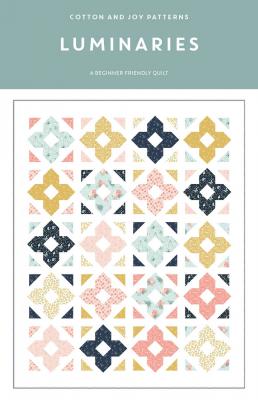 Luminaries quilt sewing pattern from Cotton and Joy