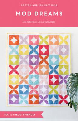 Mod Dreams quilt sewing pattern from Cotton and Joy