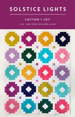 Solstice Lights quilt sewing pattern from Cotton and Joy