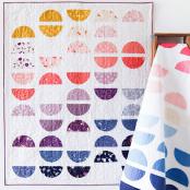 Crescent II quilt sewing pattern from Cotton and Joy 2