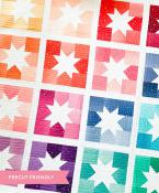 Joyful Stars quilt sewing pattern from Cotton and Joy 2