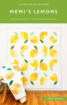 Memis Lemons quilt sewing pattern from Cotton and Joy