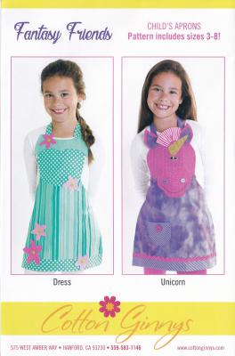 Fantasy Friends Apron sewing pattern from Cotton Ginnys