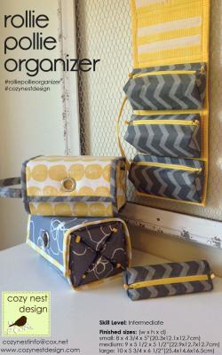 Rollie Pollie Organizer sewing pattern from Cozy Nest Design