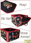 Play, Zip Up, Store Away Playmat sewing pattern from Cozy Nest Design 2