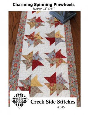 Charming Spinning Pinwheels sewing pattern from Creek Side Stitches