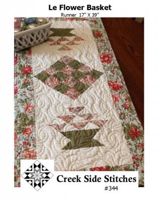 Le Flower Basket sewing pattern from Creek Side Stitches