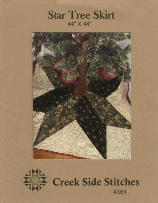 Star Tree Skirt sewing pattern from Creek Side Stitches