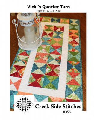 Vicki's Quarter Turn sewing pattern from Creek Side Stitches