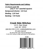 August Charm sewing pattern from Creek Side Stitches 1