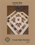 Candy Star sewing pattern from Creek Side Stitches