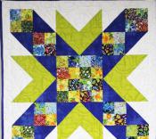 Charming Checkered Star sewing pattern from Creek Side Stitches 2