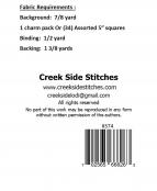 Charming ZZZ's sewing pattern from Creek Side Stitches 1