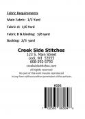 Check It Out sewing pattern from Creek Side Stitches 1